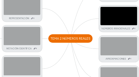 Mind Map: TEMA 2 NÚMEROS REALES