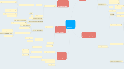 Mind Map: Mecanismos de proteccion