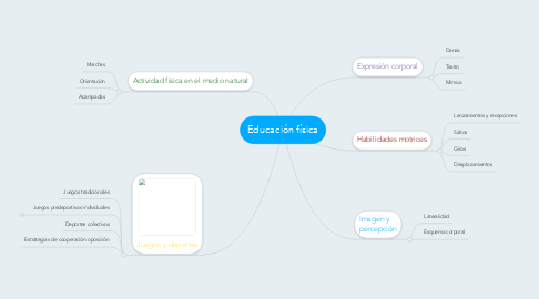 Mind Map: Educación física