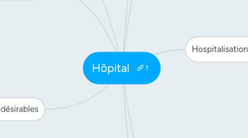 Mind Map: Hôpital