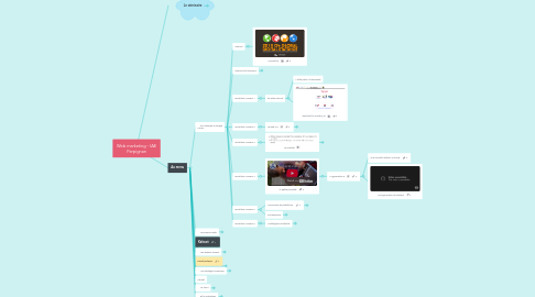 Mind Map: Web marketing - IAE Perpignan