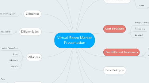 Mind Map: Virtual Room Market Presentation