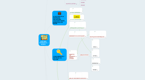 Mind Map: LEER PARA ENTENDER EL MUNDO