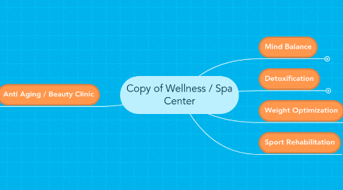 Mind Map: Copy of Wellness / Spa Center