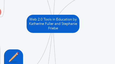 Mind Map: Web 2.0 Tools in Education by Katherine Fuller and Stephanie Friebe