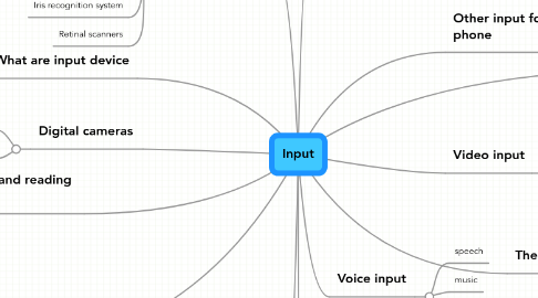 Mind Map: Input