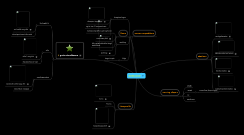 Mind Map: world soccer