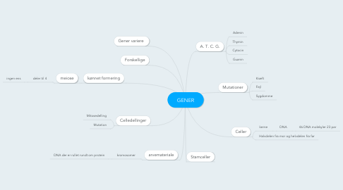 Mind Map: GENER