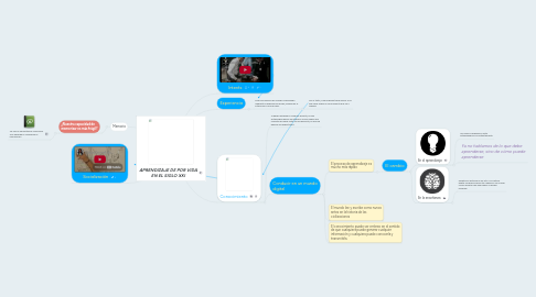 Mind Map: APRENDIZAJE DE POR VIDA EN EL SIGLO XXI