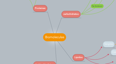 Mind Map: Biomoleculas