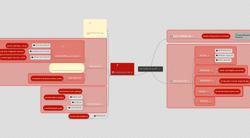 Mind Map: HAYVANLAR ALEMİ