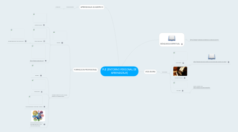 Mind Map: PLE (ENTORNO PERSONAL DE APRENDIZAJE)