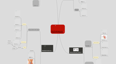 Mind Map: Bases Psicobiologicas de la conducta en los empleados