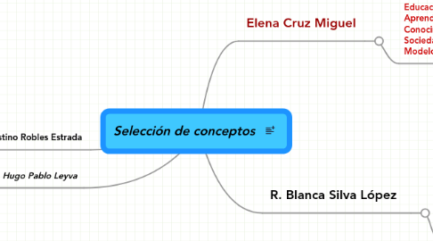 Mind Map: Selección de conceptos