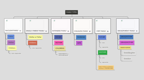 Mind Map: FAMILY TYPES