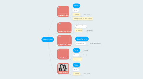 Mind Map: Family types