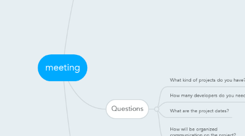 Mind Map: meeting