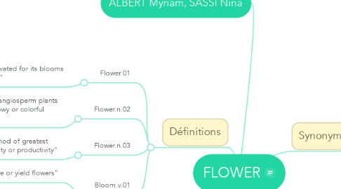 Mind Map: FLOWER