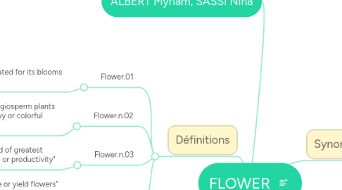 Mind Map: FLOWER