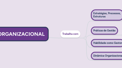 Mind Map: GESTÃO ORGANIZACIONAL