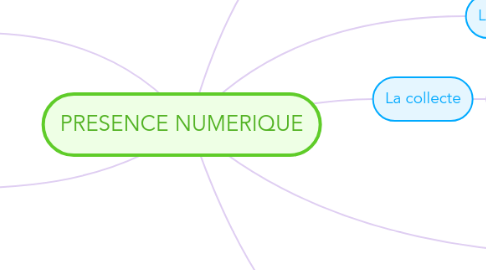 Mind Map: PRESENCE NUMERIQUE