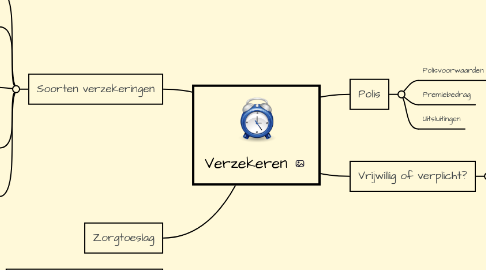 Mind Map: Verzekeren