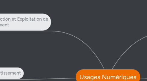 Mind Map: Usages Numériques