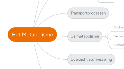 Mind Map: Het Metabolisme