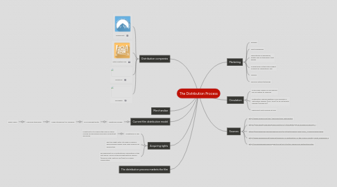 Mind Map: The Distribution Process