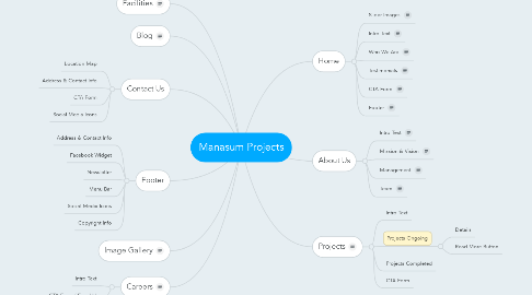 Mind Map: Manasum Projects