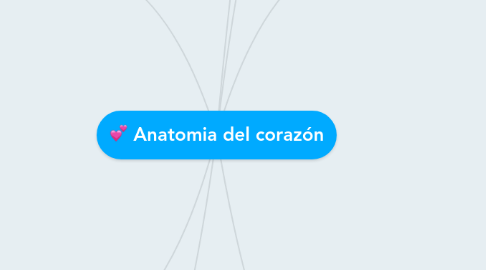 Mind Map: Anatomia del corazón