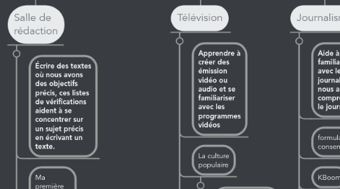 Mind Map: Travail de synthèse