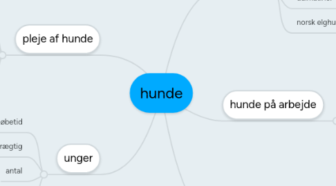 Mind Map: hunde