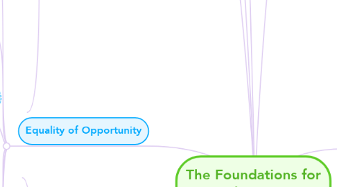 Mind Map: The Foundations for Education