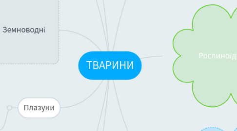 Mind Map: ТВАРИНИ