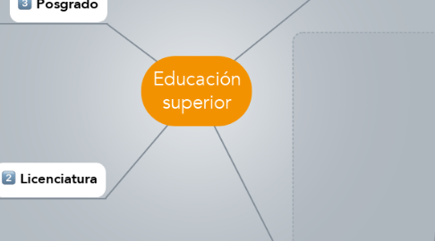 Mind Map: Educación superior