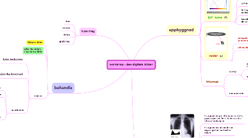 Mind Map: workshop - den digitala bilden