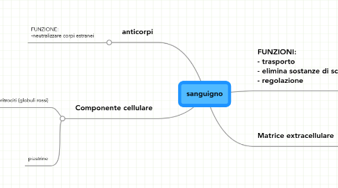 Mind Map: sanguigno