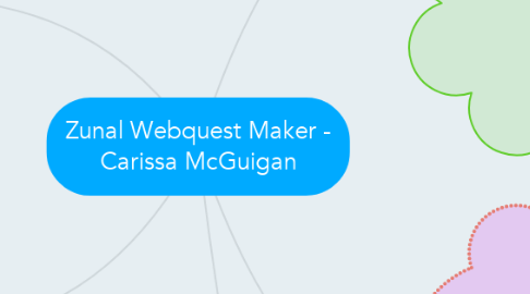 Mind Map: Zunal Webquest Maker - Carissa McGuigan