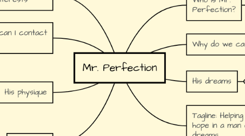 Mind Map: Mr. Perfection