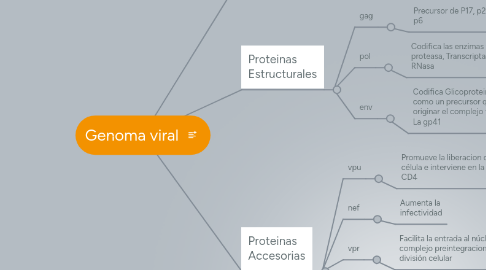 Mind Map: Genoma viral