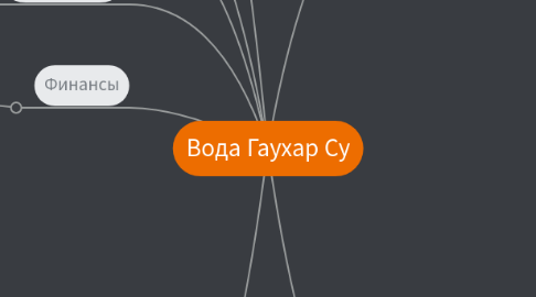 Mind Map: Вода Гаухар Су