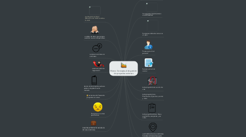 Mind Map: Marco Conceptual de gestión de proyectos exitosos