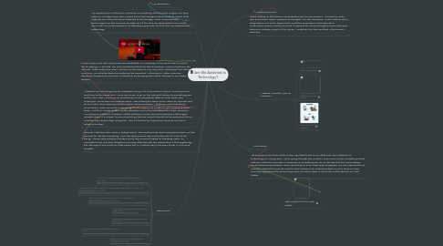 Mind Map: Are We Addicted to Technology?