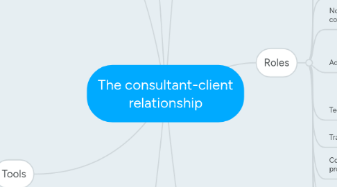 Mind Map: The consultant-client relationship