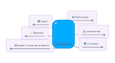 Mind Map: Percepción