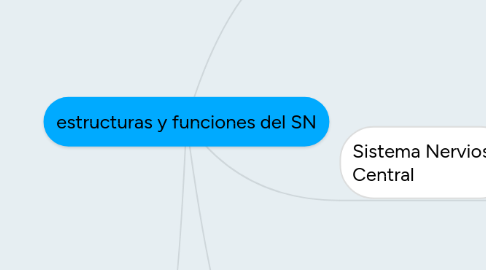 Mind Map: estructuras y funciones del SN