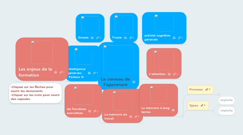 Mind Map: Le cerveau de l'apprenant