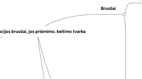 Mind Map: Konstitucijos bruožai, jos priėmimo, keitimo tvarka