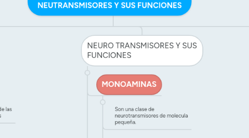 Mind Map: ESTRUCTURA Y FUNCIONES DEL SISTEMA NERVIOSO, EL SISTEMA ENDOCRINO, NEUTRANSMISORES Y SUS FUNCIONES